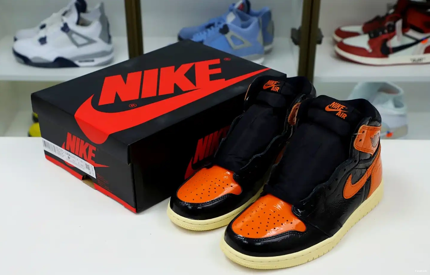 'SHATTERED JORDAN 1 AIR BACKBOARD OG HIGH RETRO 3.0' 0706